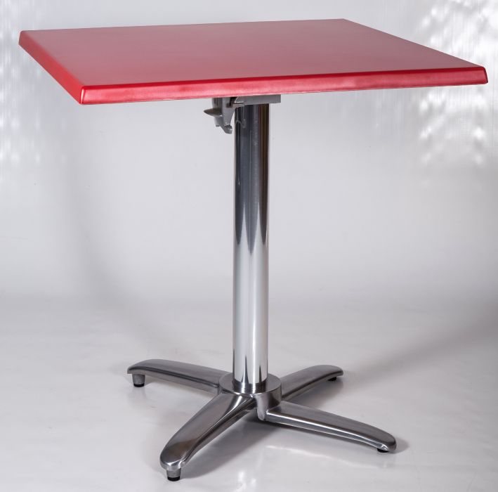Outdoor Square Flip Top Table Moby Cafe Reality