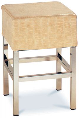 Boxy low stool