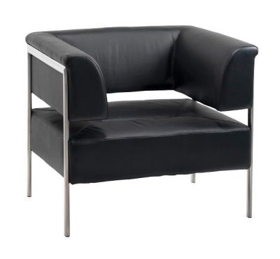 Sonala Black Leather Sofas