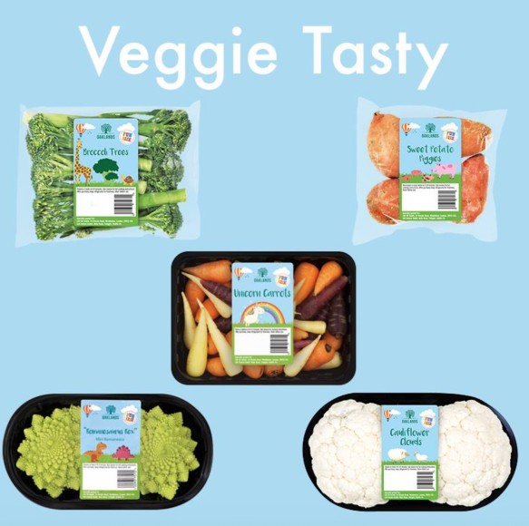 Lidl pilots fun size veg range