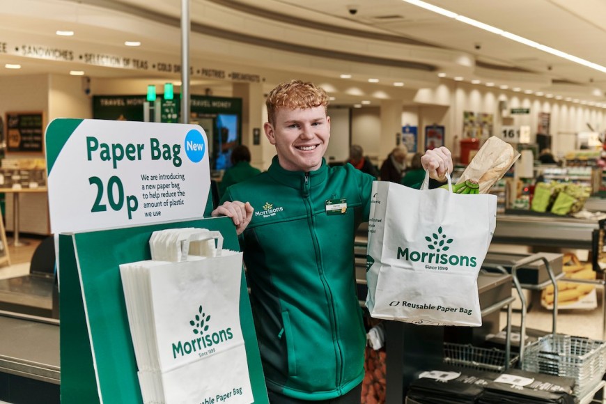 paper checkout bags