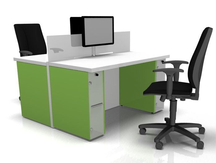 Versa Twin Desk Office Reality